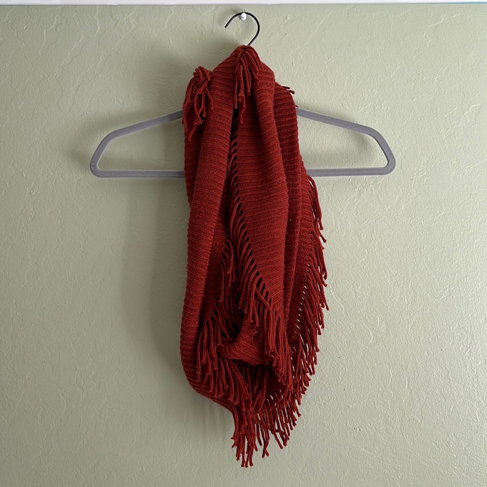 Copper Fringe Scarf